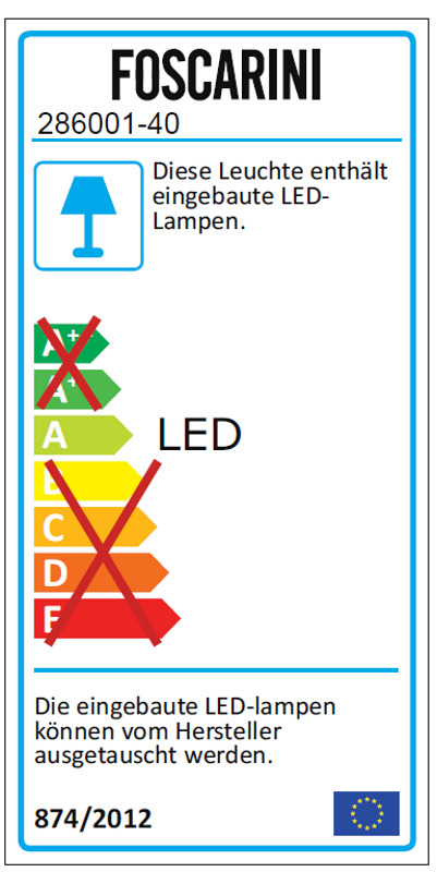 Cri Cri Tischleuchte grün Foscarini