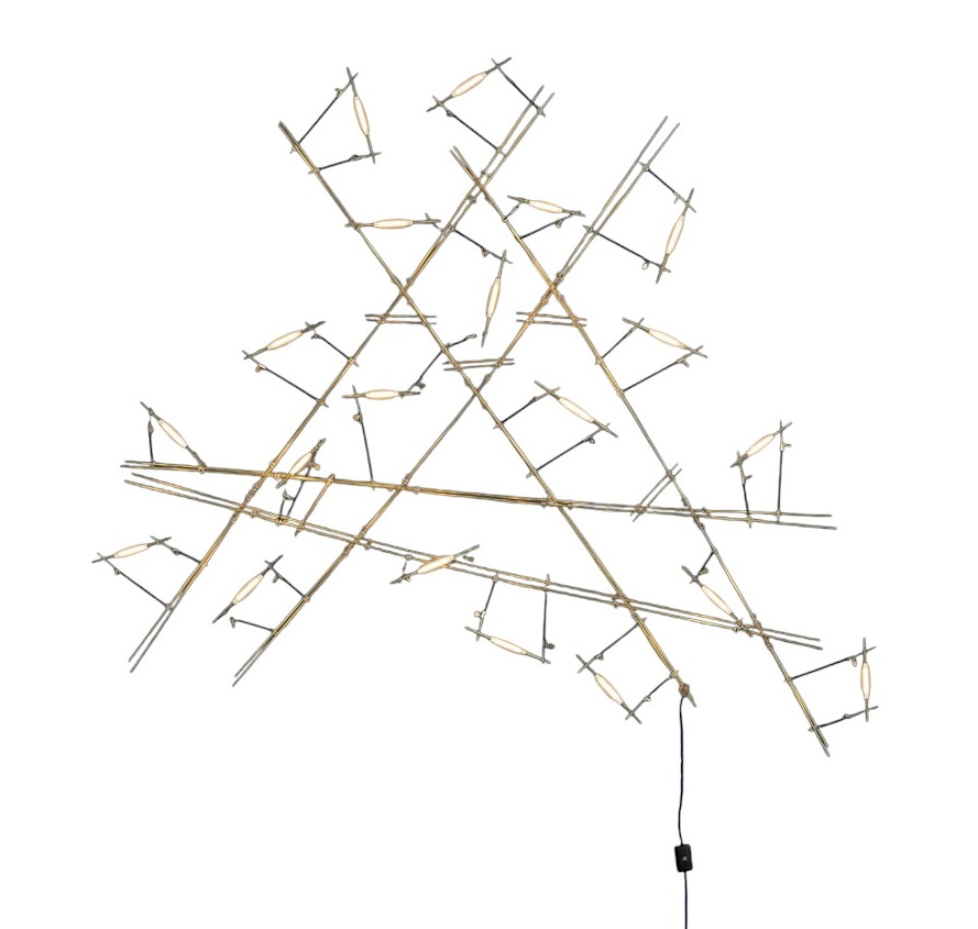 Póta! Wandleuchte mit Stecktreiber Catellani & Smith