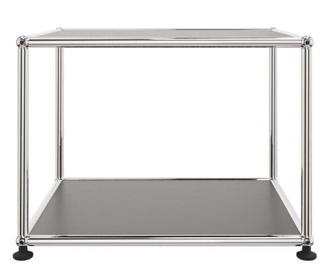 USM Haller Beistellmöbel offen schmal Braun