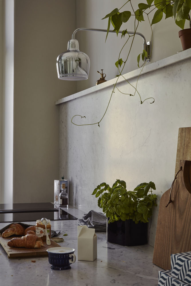 A330S Golden Bell Wandleuchte Artek QUICK SHIP Chrom