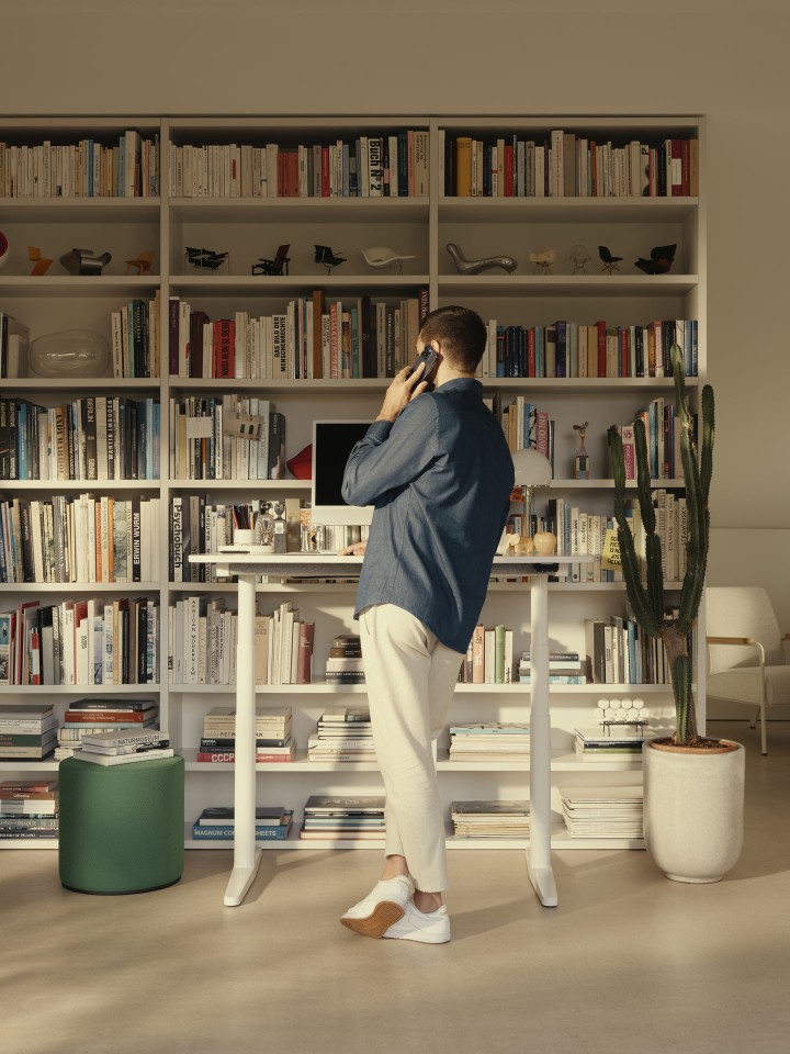 Tyde 2 Steh-/ Sitztisch Home Desk Schreibtisch Vitra