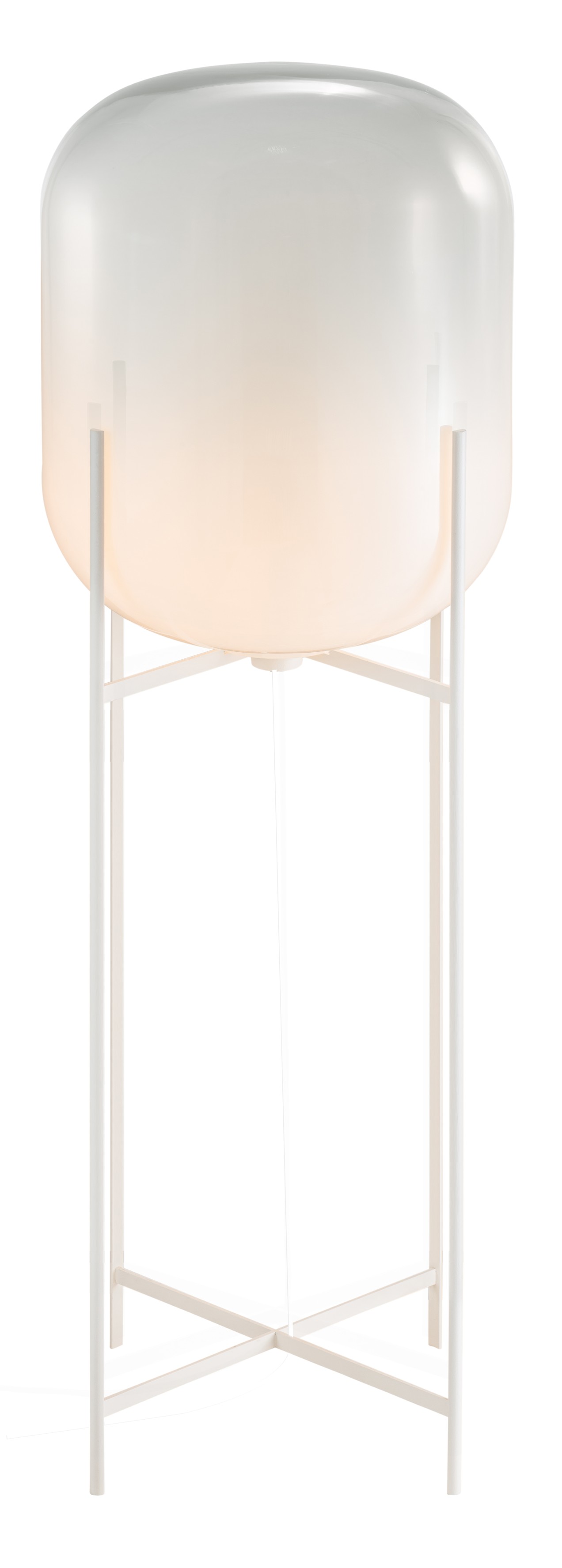 Oda Big Stehleuchte moonlightwhite - Gestell weiß Pulpo