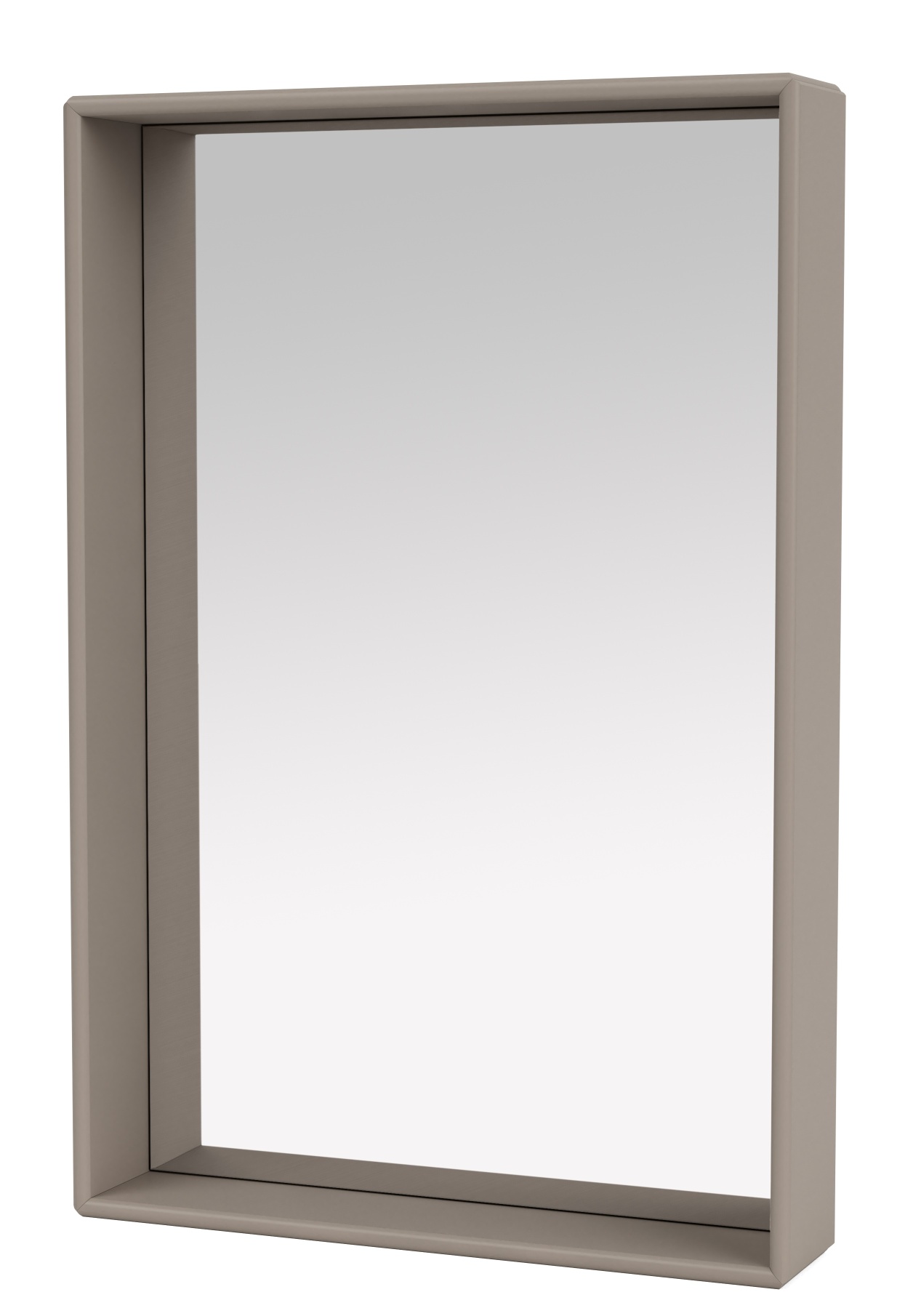 Colour Frame Mirror Shelfie Spiegel Montana Truffle