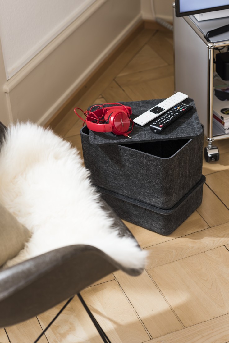 USM Haller Inos Box hoch mit Tablett