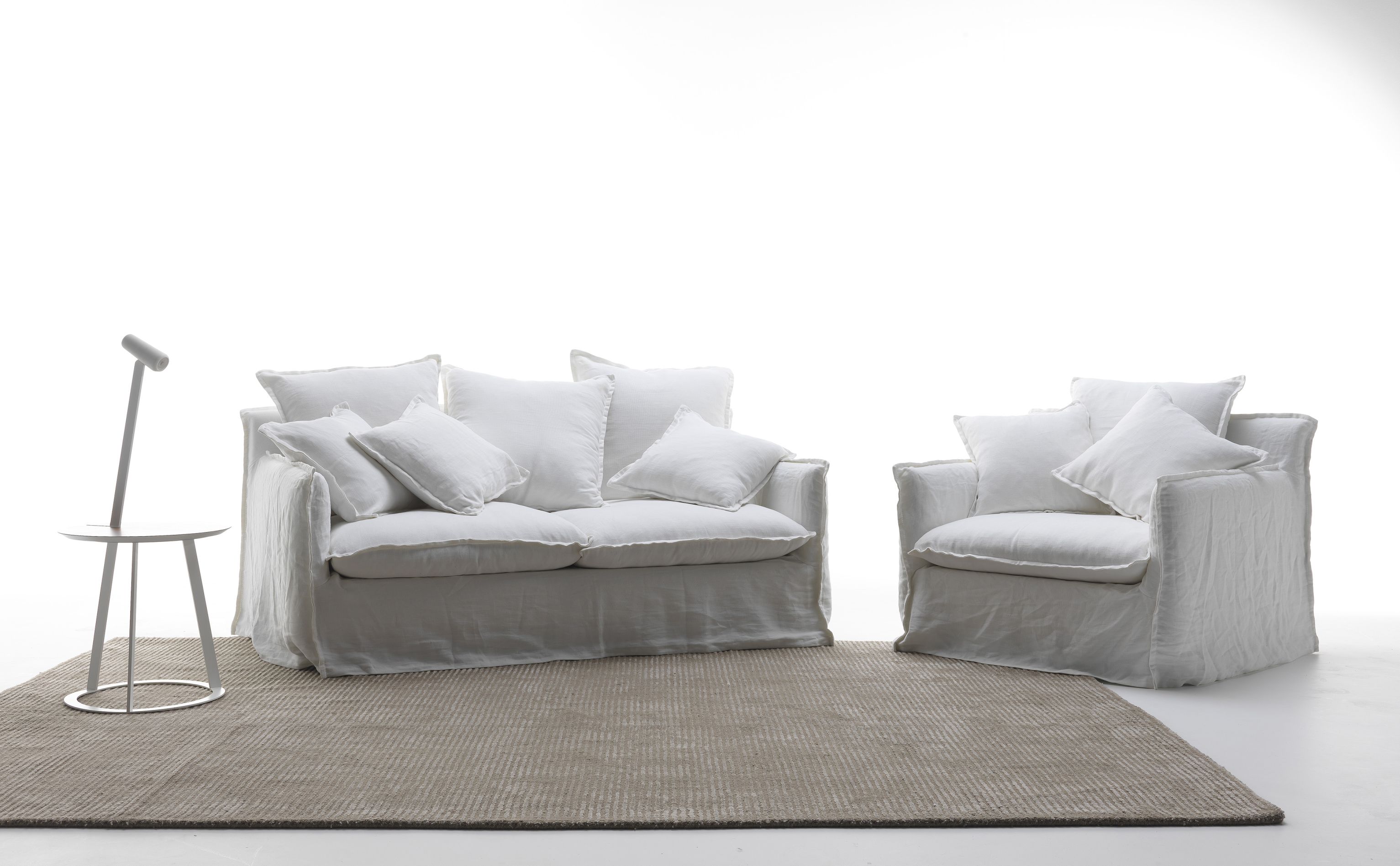 Albino Torcia Beistelltisch weiß Casamania Horm