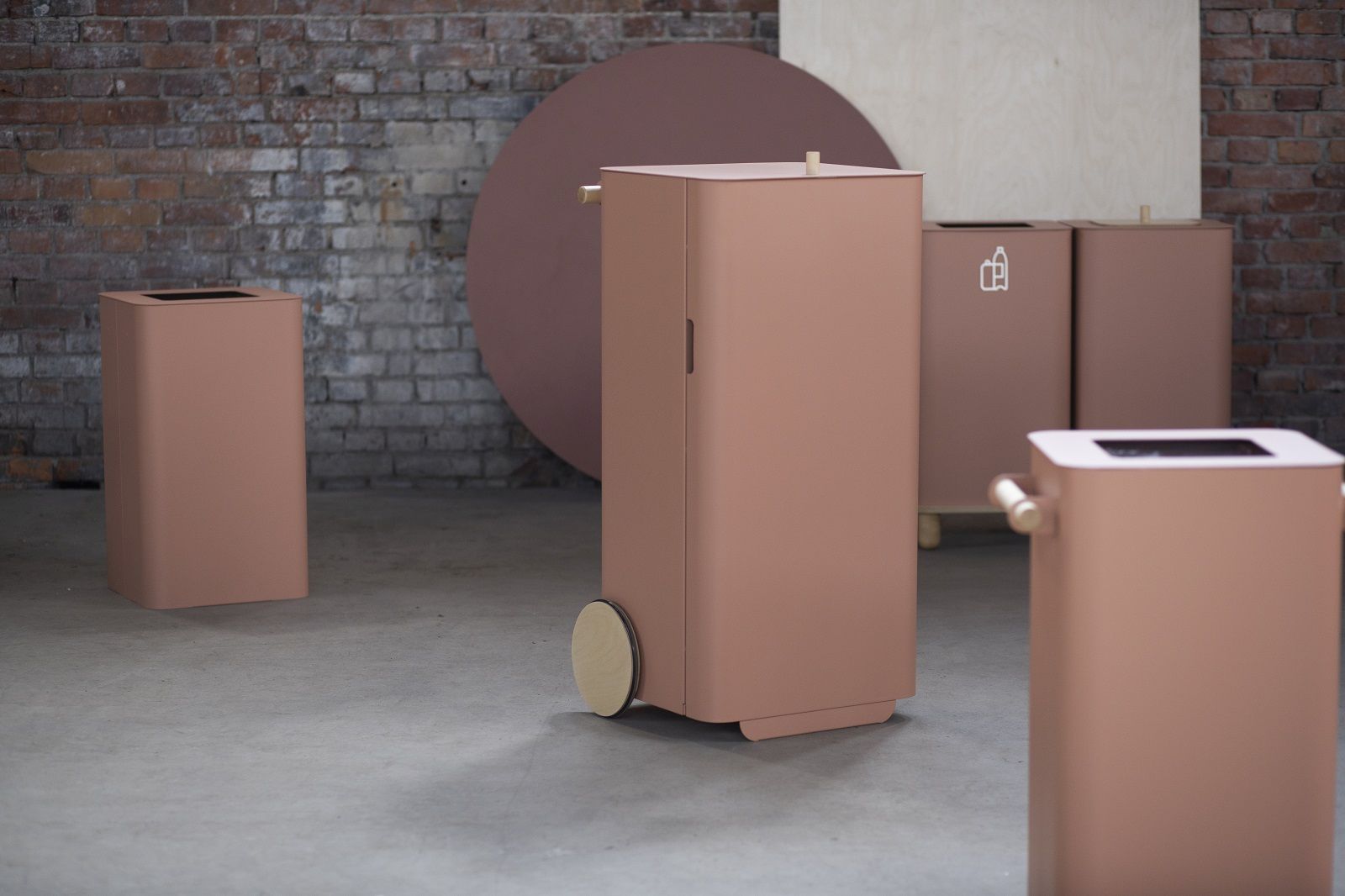 Arkityp Bin Mülleimer / Mülltrennung Mizetto QUICK SHIP