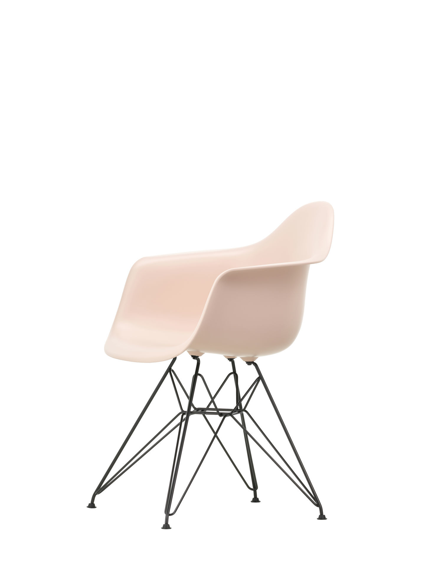 Eames Plastic Arm Chair DAR Stuhl Vitra Schwarz - Hellgrau