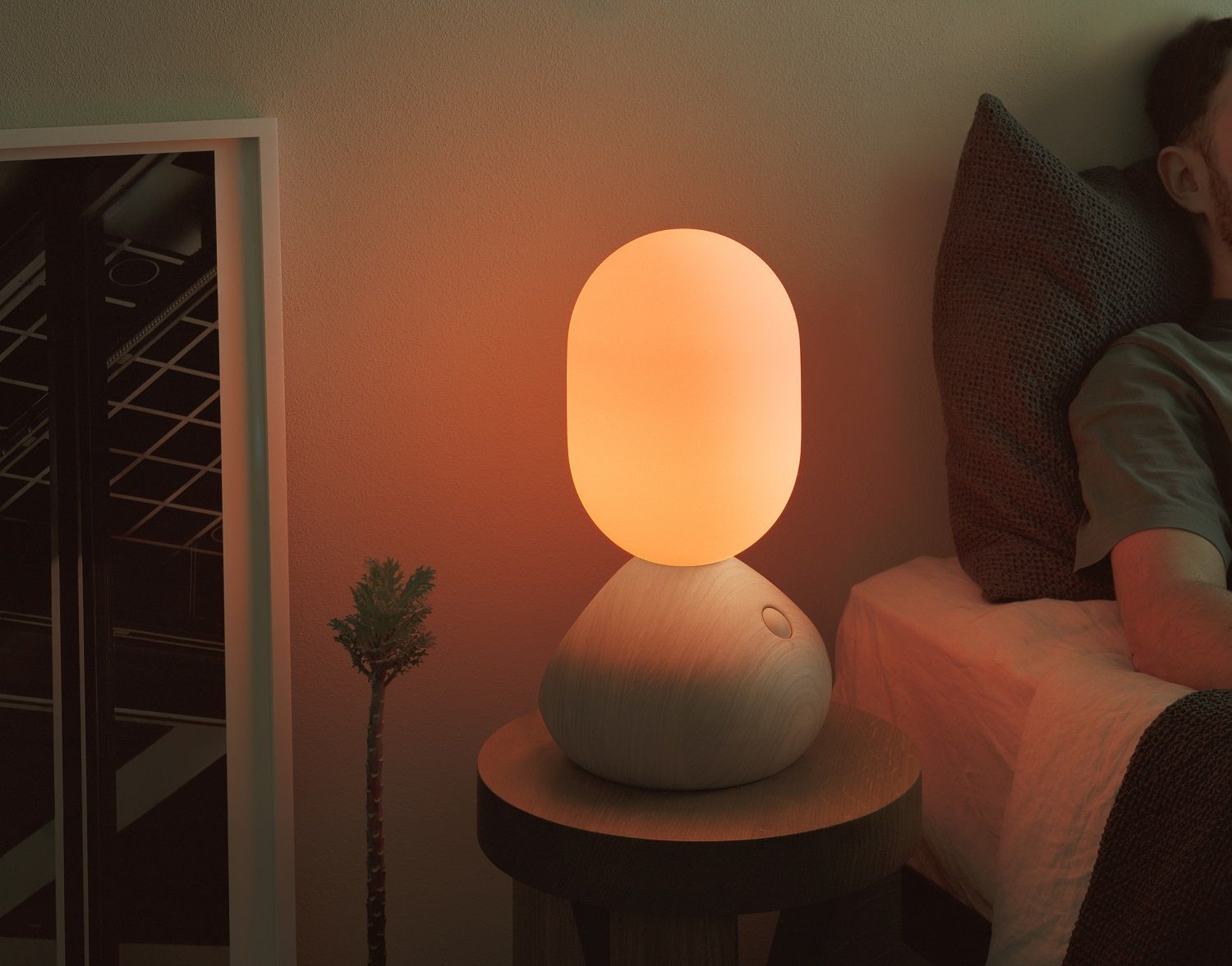 Sun Home Lichtskulptur / Tischleuchte Grau