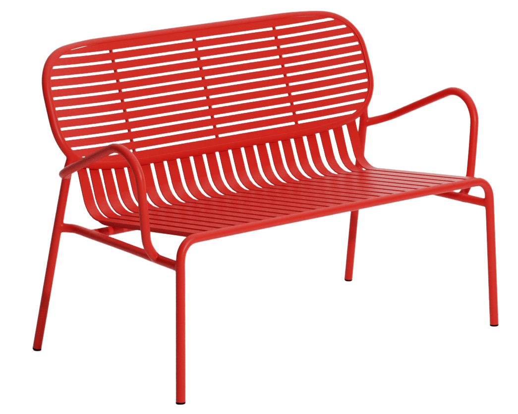 Week-End Double Sofa 2-Sitzer Petite Friture Rot (Red)