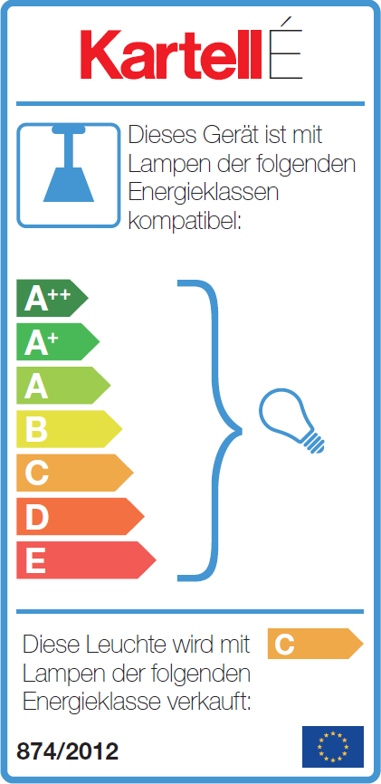E`/ E Wandleuchte Kartell
