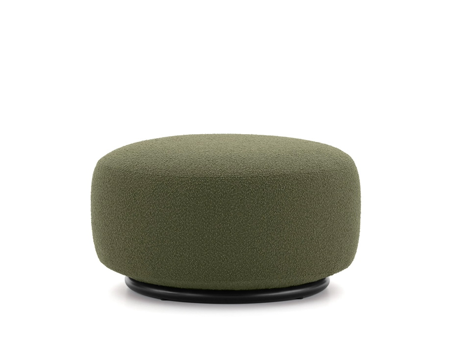 K-Wait Hocker Bouclé Grün Kartell