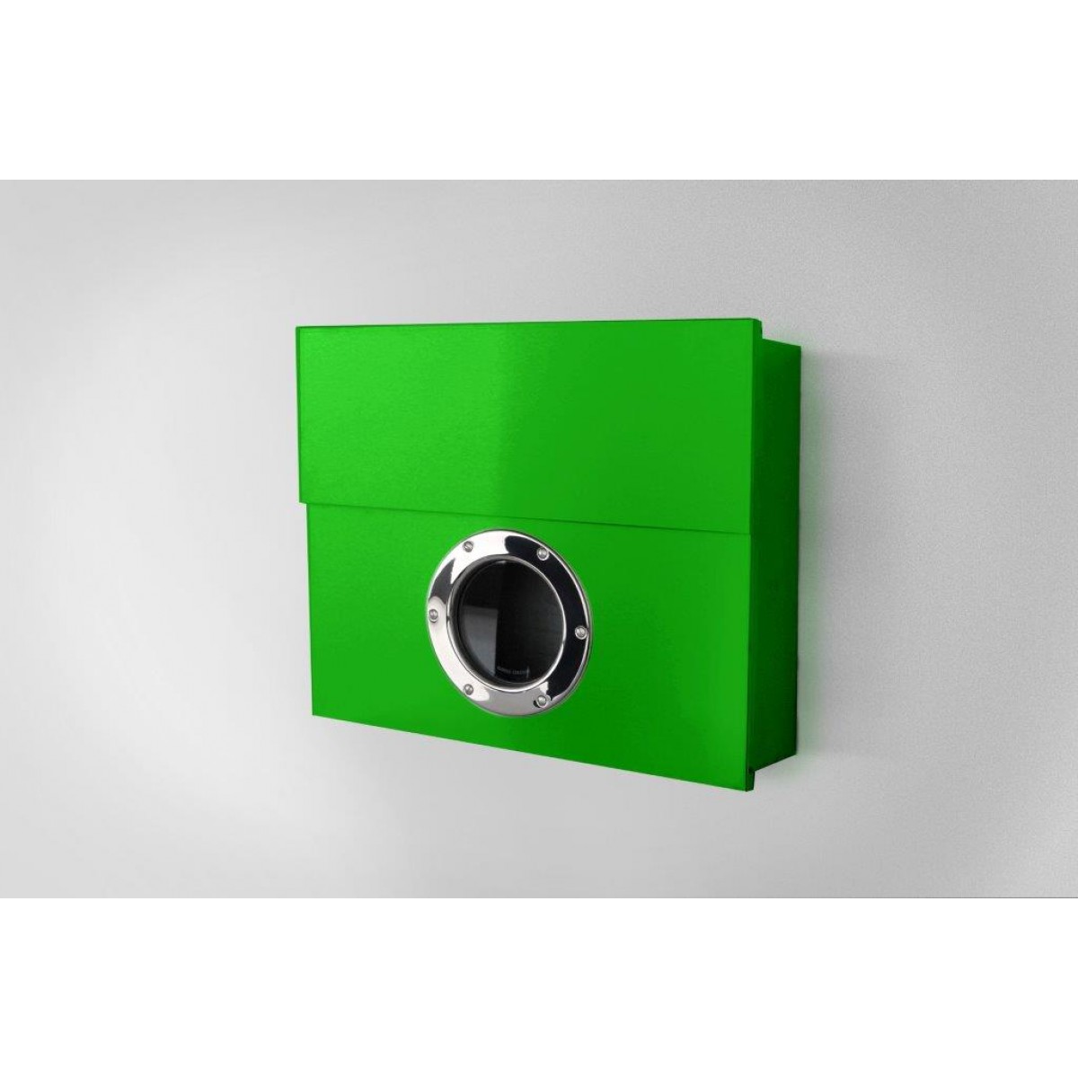 Stahl, grün pulverbeschichtet