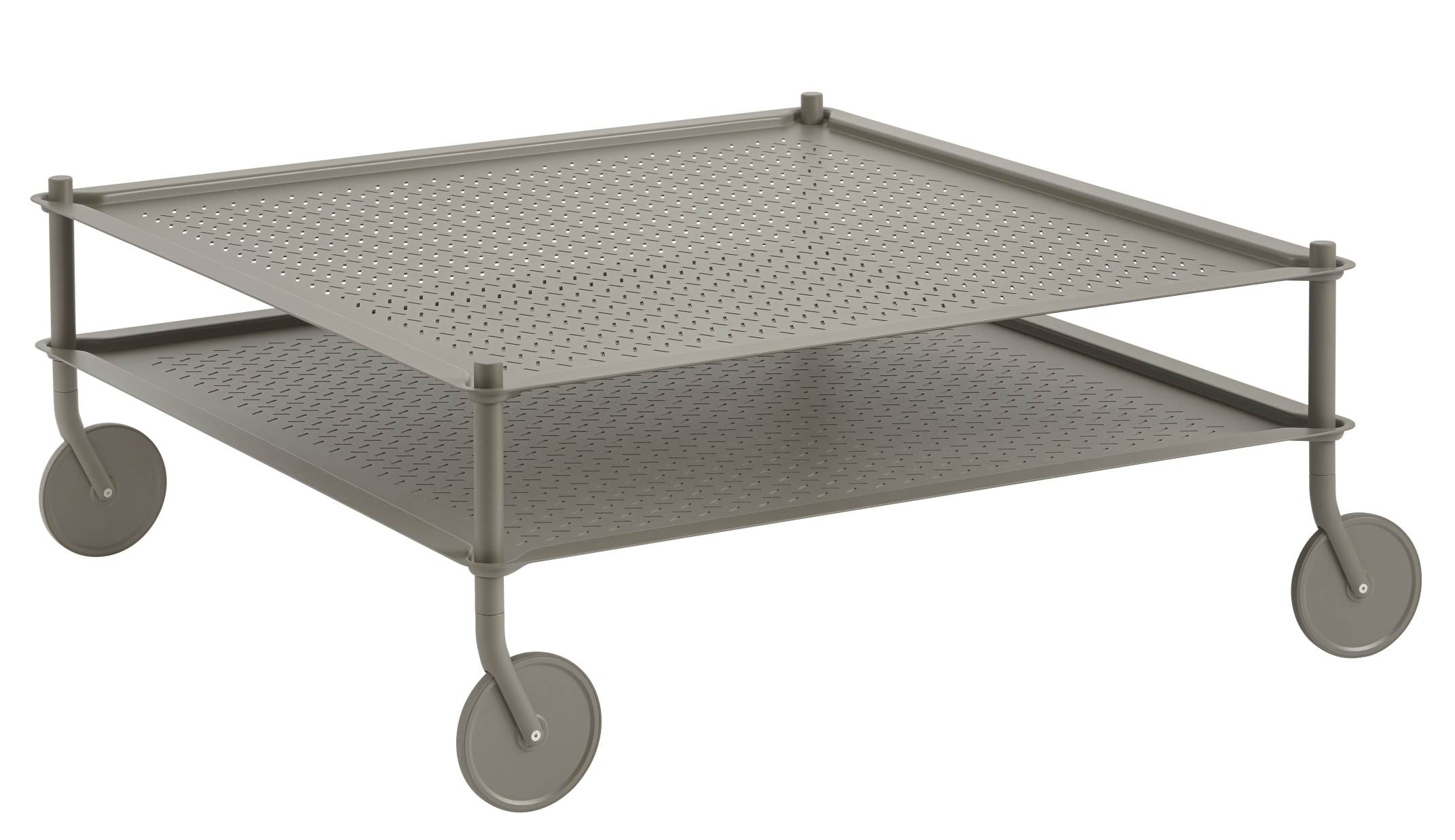 Flow Coffee Table Couchtisch auf Rollen Indoor / Outdoor Muuto