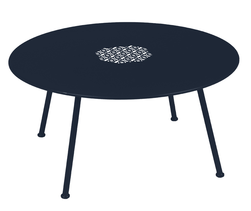 Lorette niedriger Outdoor Beistelltisch / Couchtisch Ø 80 cm Fermob