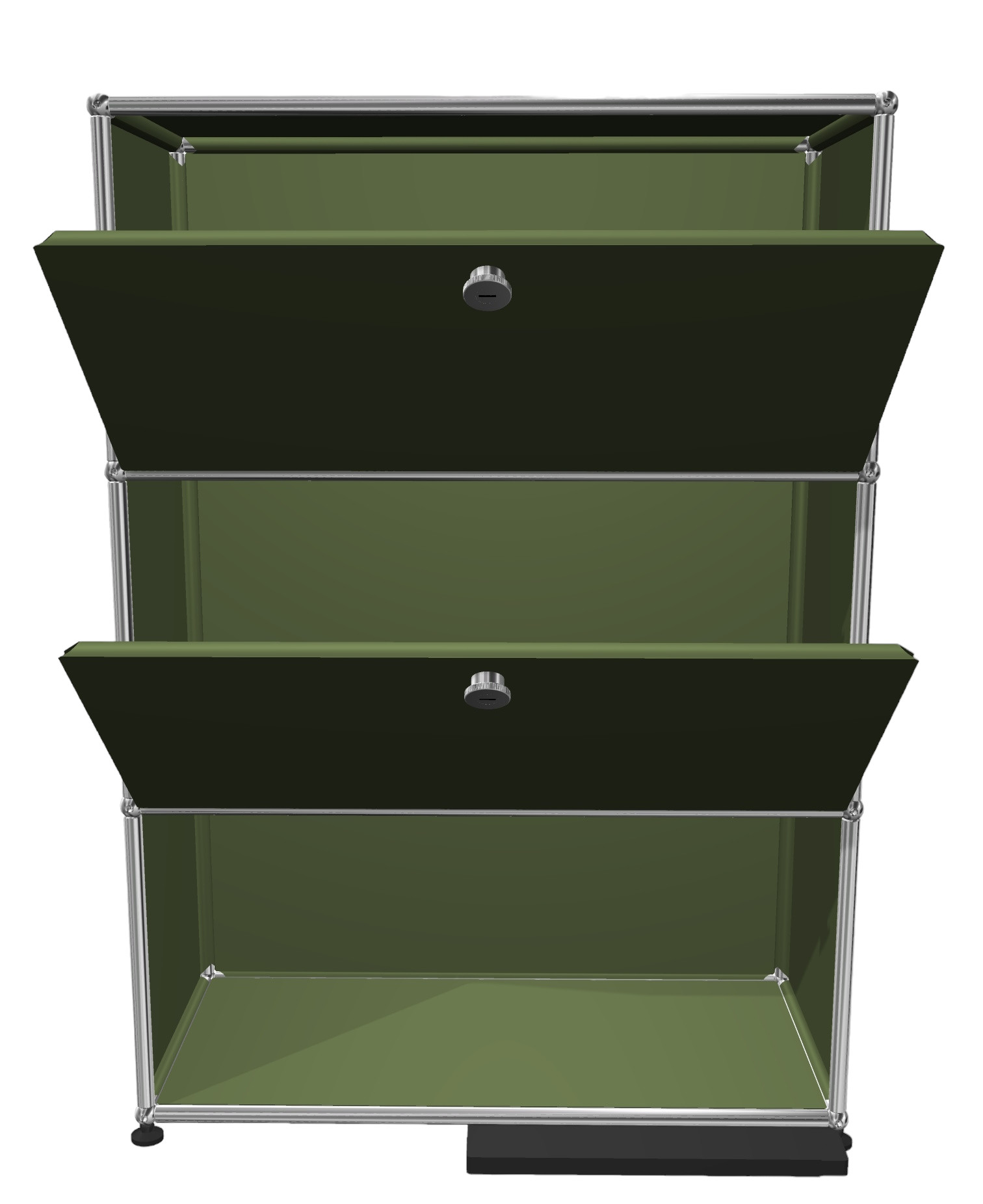 USM Haller E Highboard Olivgrün