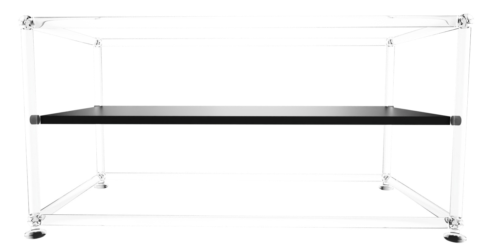 USM Haller Zwischentablar Ersatzteil schwarz