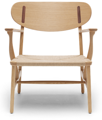 CH22 Lounge Sessel Eiche geölt Kappe Walnuss Carl Hansen & Søn