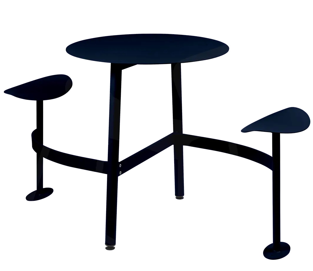 Bolder 2-Sitzer-Tisch mit Sitzflächen Outdoor Fermob