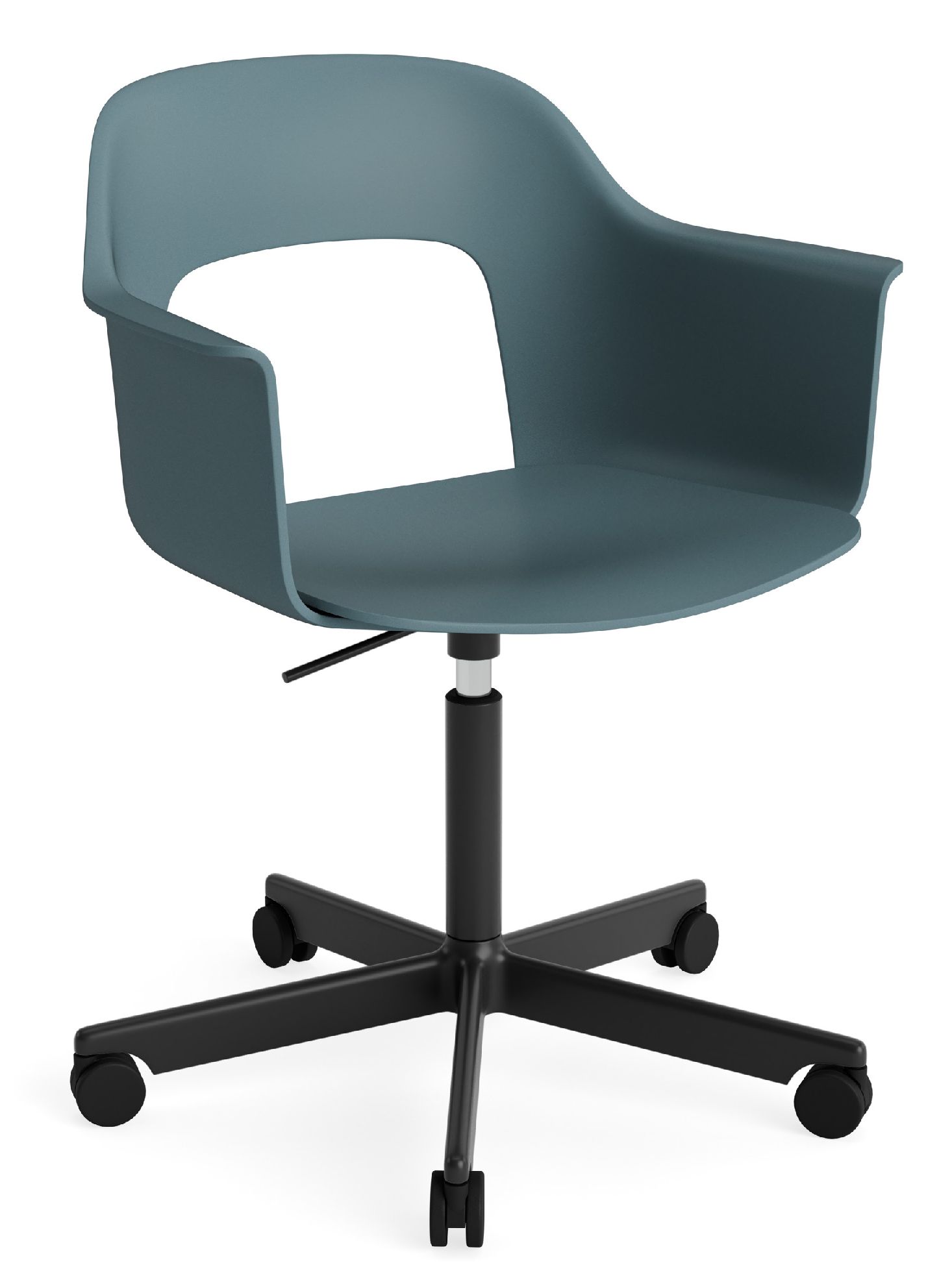 Layout Armchair 241 Armlehnstuhl 5-Sternfuß Drehmechanismus mit Gasfeder Hay