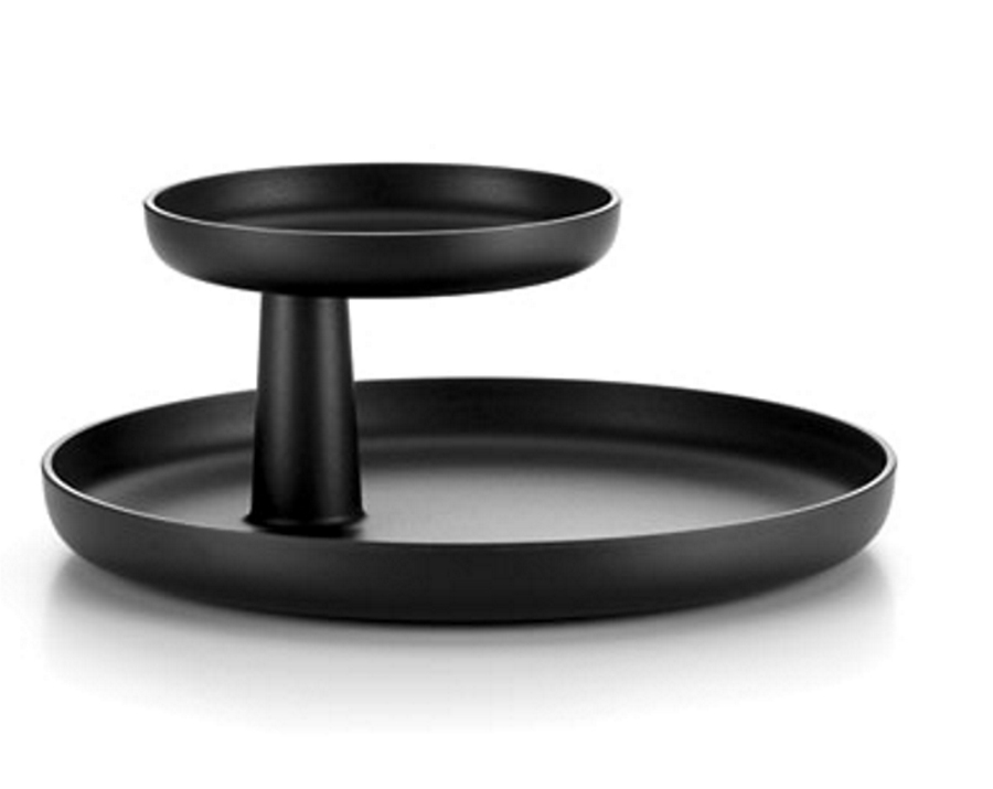 Rotary Tray Tablett Vitra-tiefschwarz