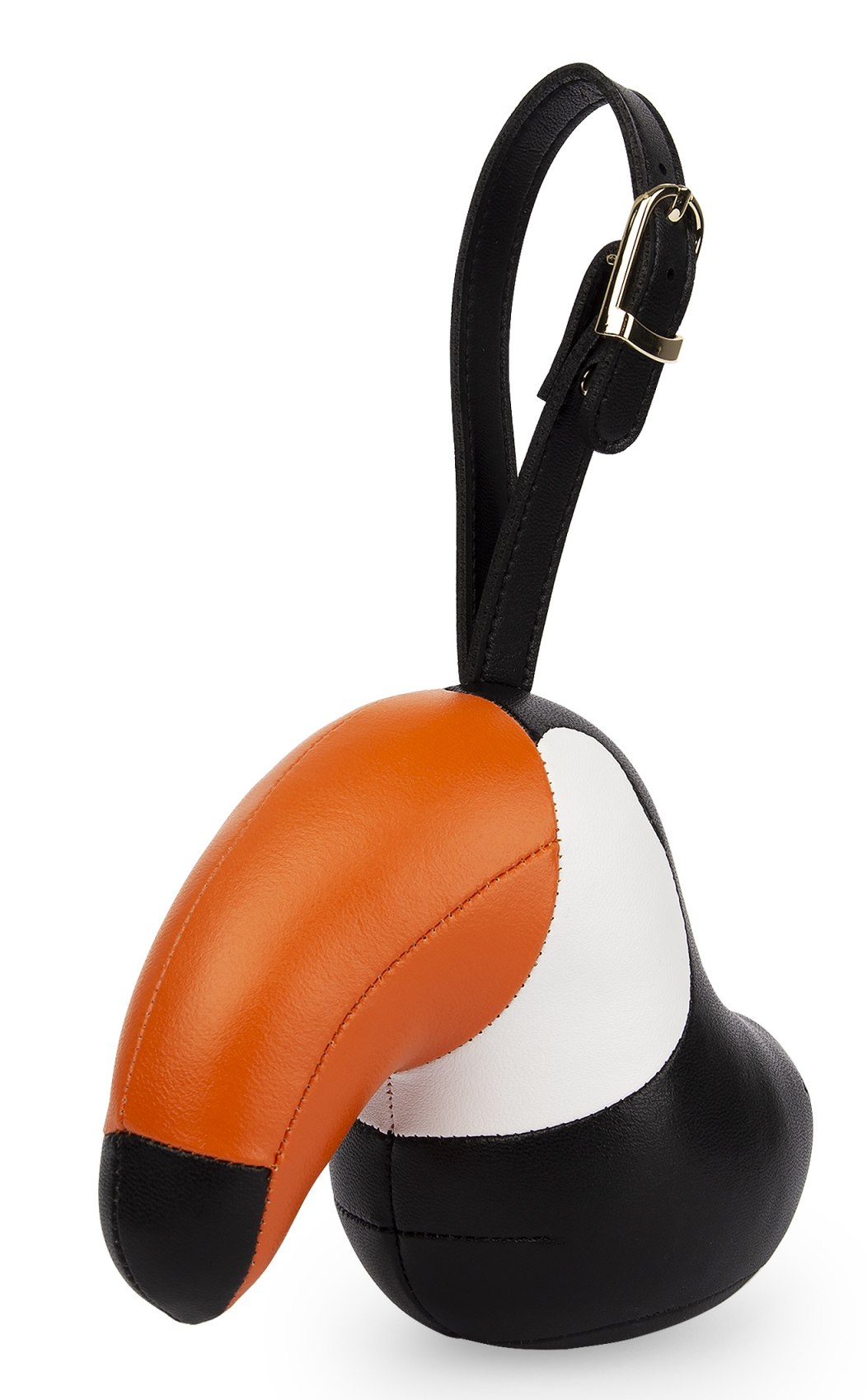 Bag Charm Taschenanhänger Toucan Toco Schwarz / Orange Züny 