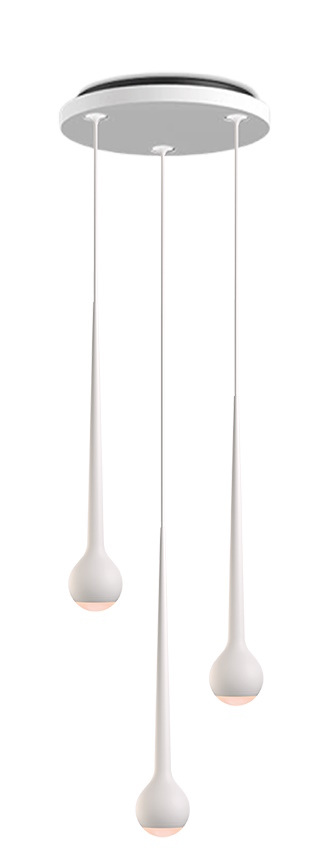 Falling Sun Water Pendelleuchte Grau