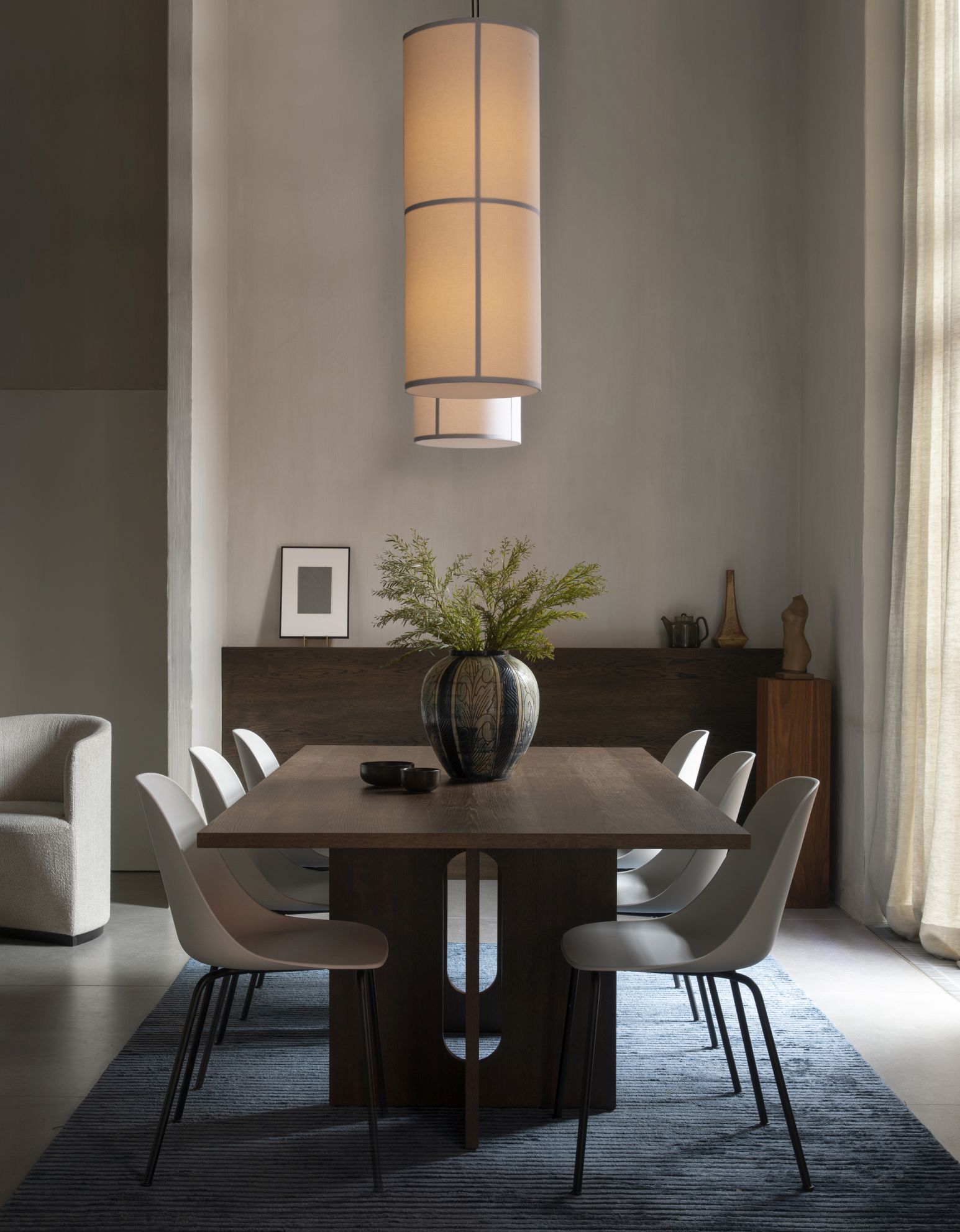 Hashira Pendant lamp Pendelleuchte Ø30 Raw Audo