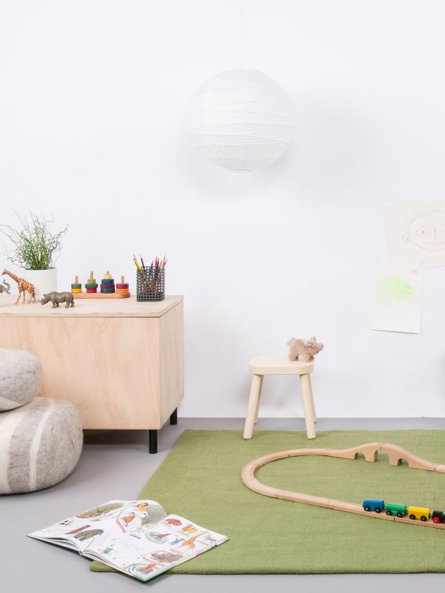 Mono Rechteckig Filzteppich 160 x 230 cm myfelt Kaspar (grün)