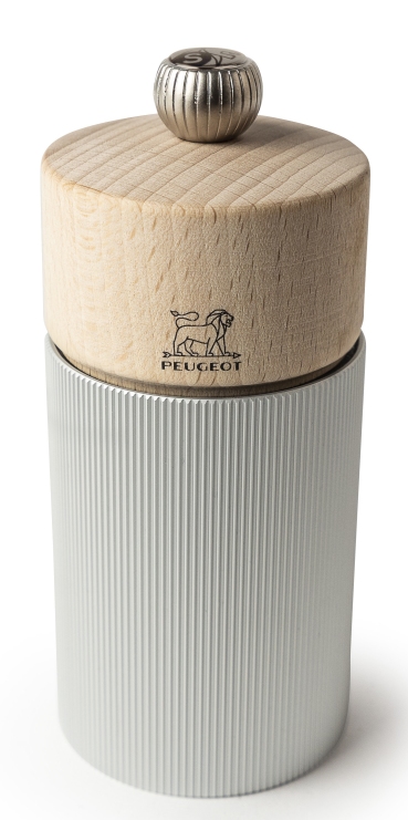 Line Salzmühle H 12 cm Aluminium / Natur Peugeot 
