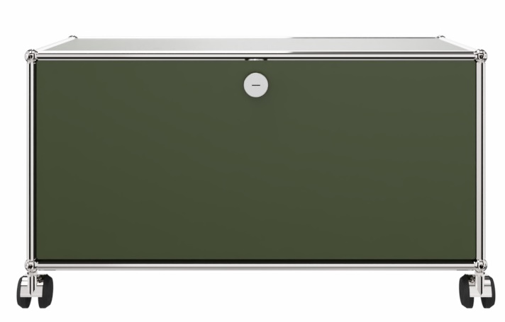 USM Haller TV-/Hi-Fi-Möbel Olivgrün