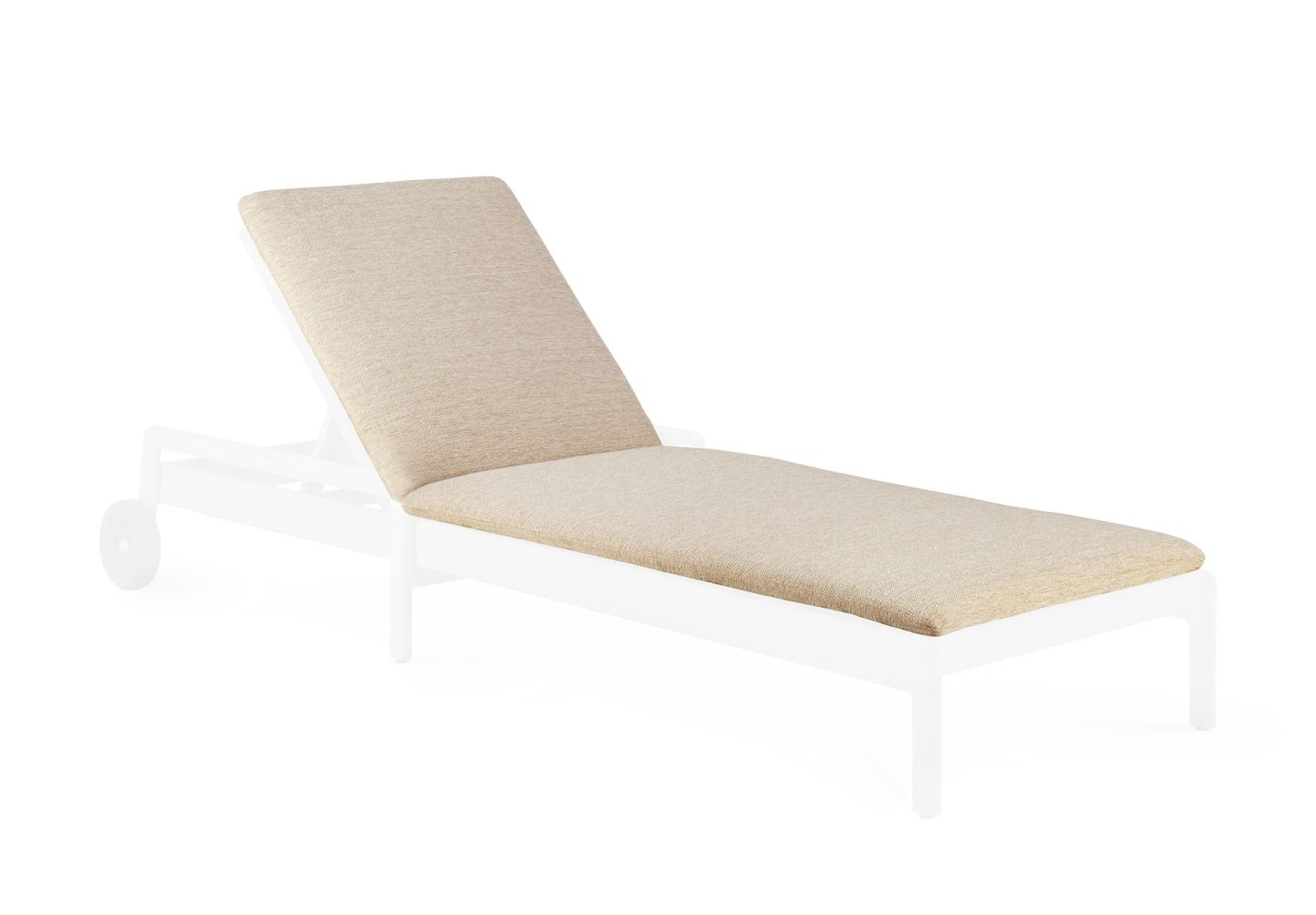 Jack Outdoor verstellbare Liege Teak Ethnicraft Natural