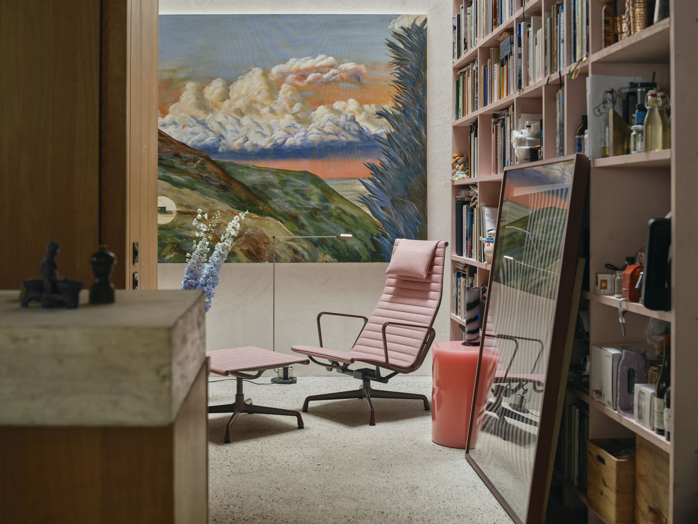 Aluminium Chair EA124 / EA 124 Sessel Vitra