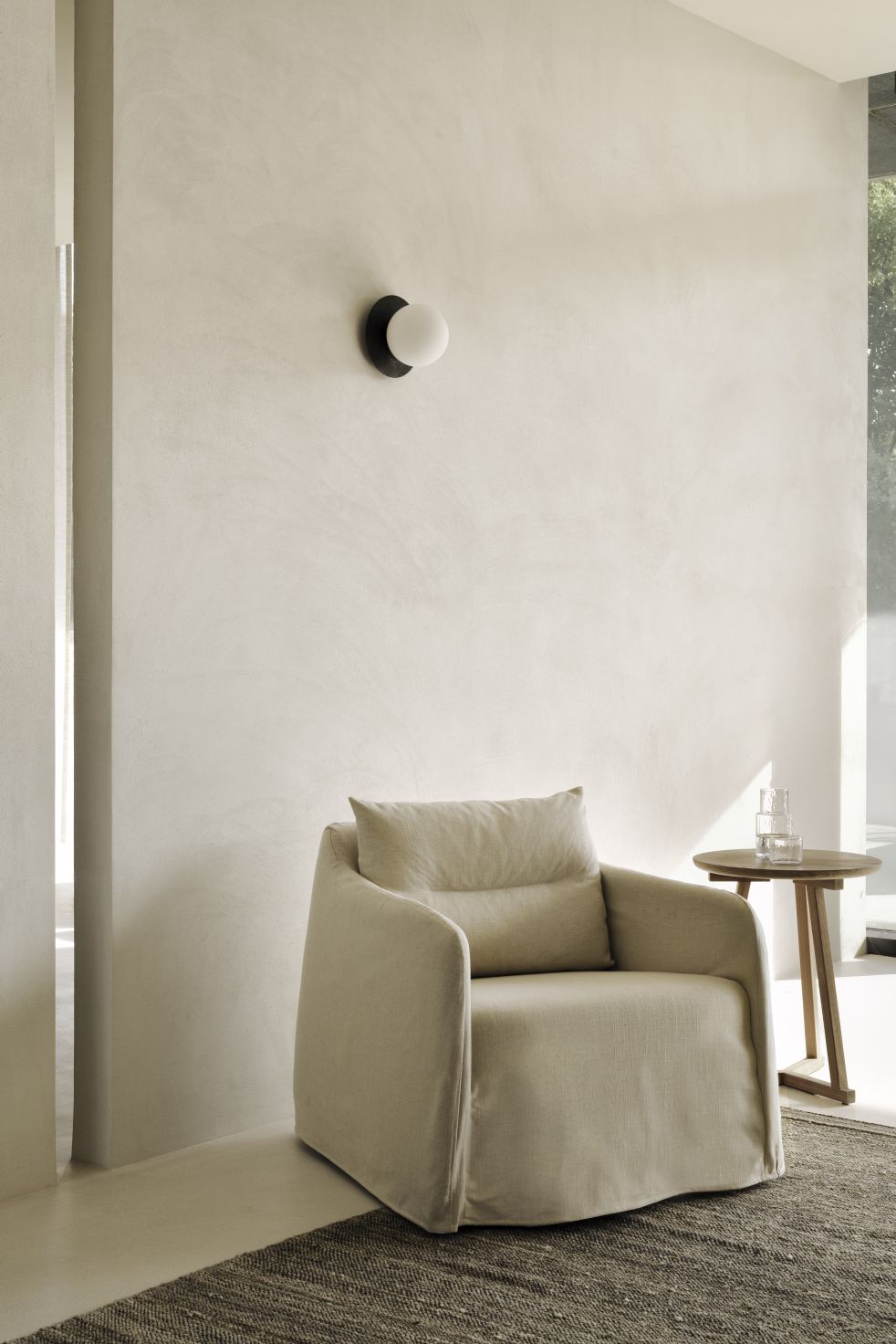 Weave Lounge Sessel Bone Ethnicraft