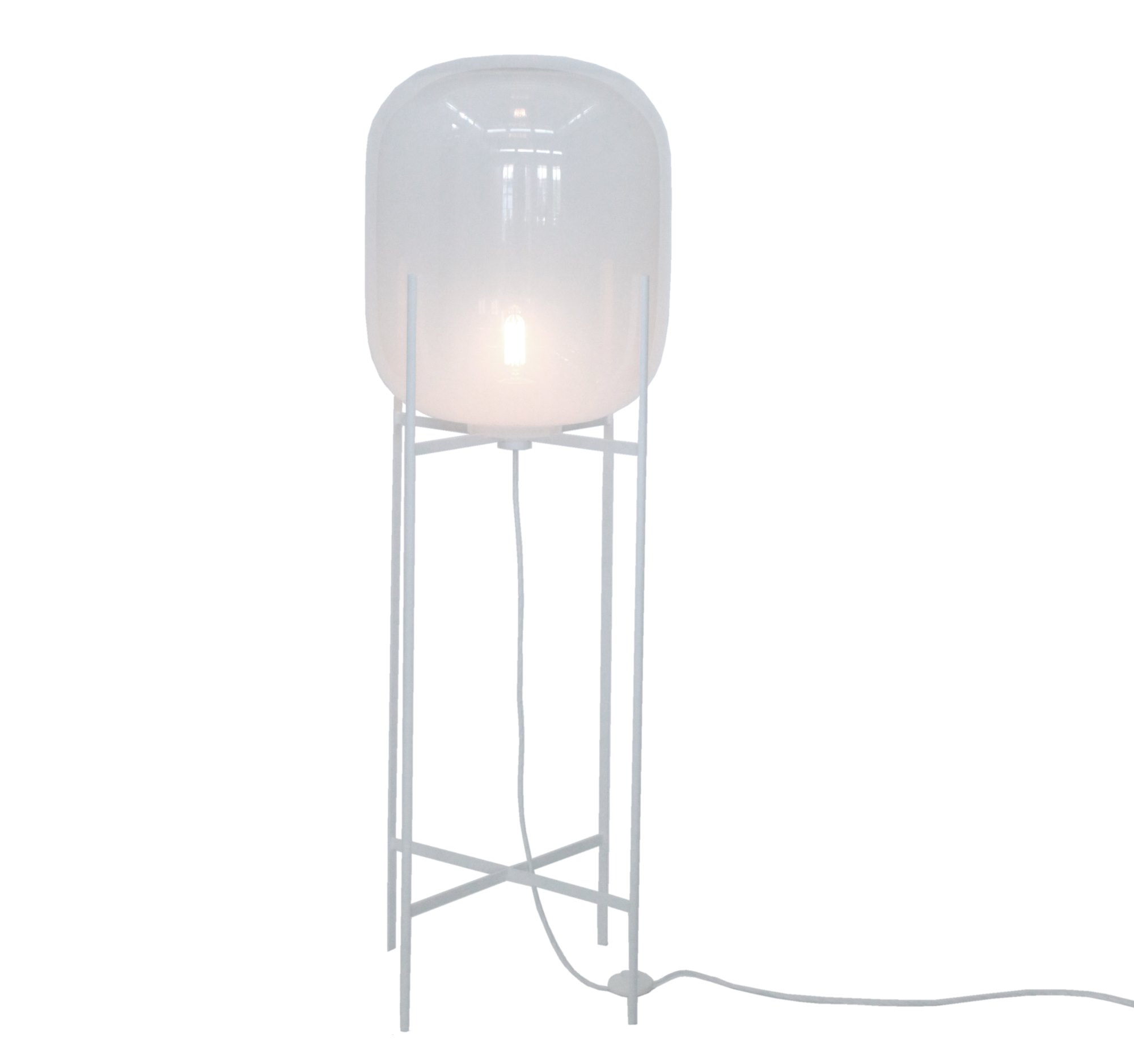 Weiß / Gestell + Kabel weiß