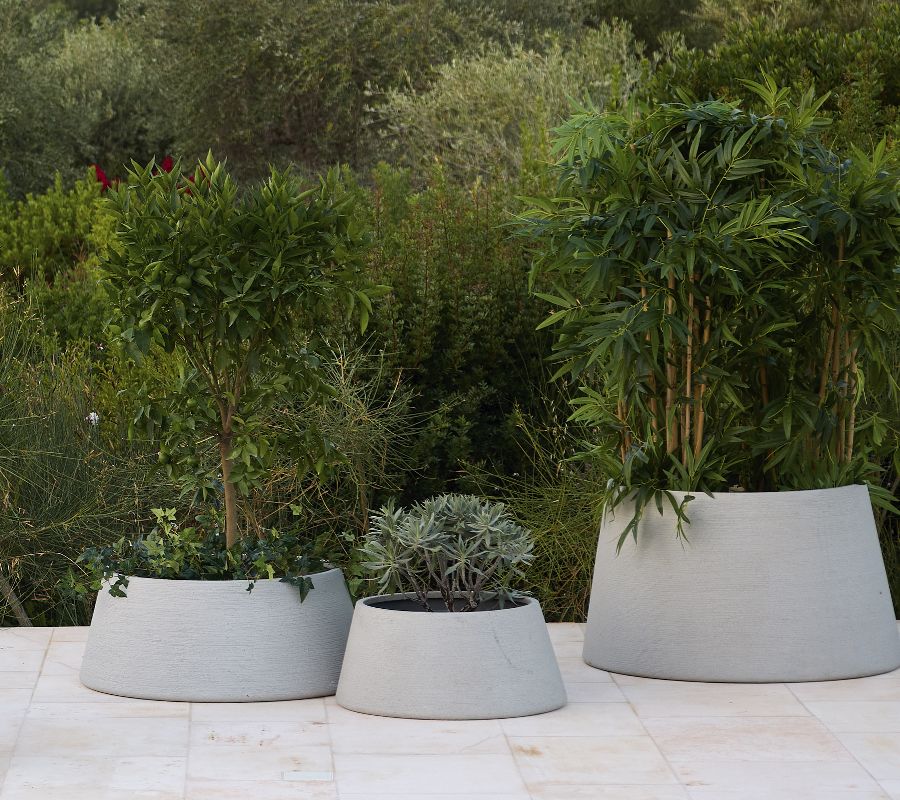 Soil Planter Trapezium Small Pflanzgefäß Outdoor Cane-Line