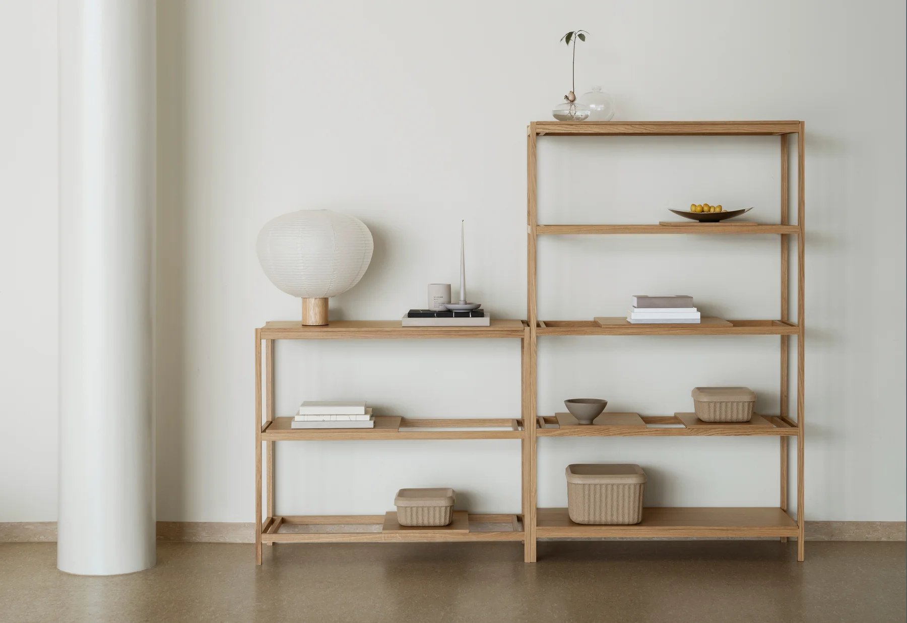 Kami Reispapier Tischleuchte Blomus