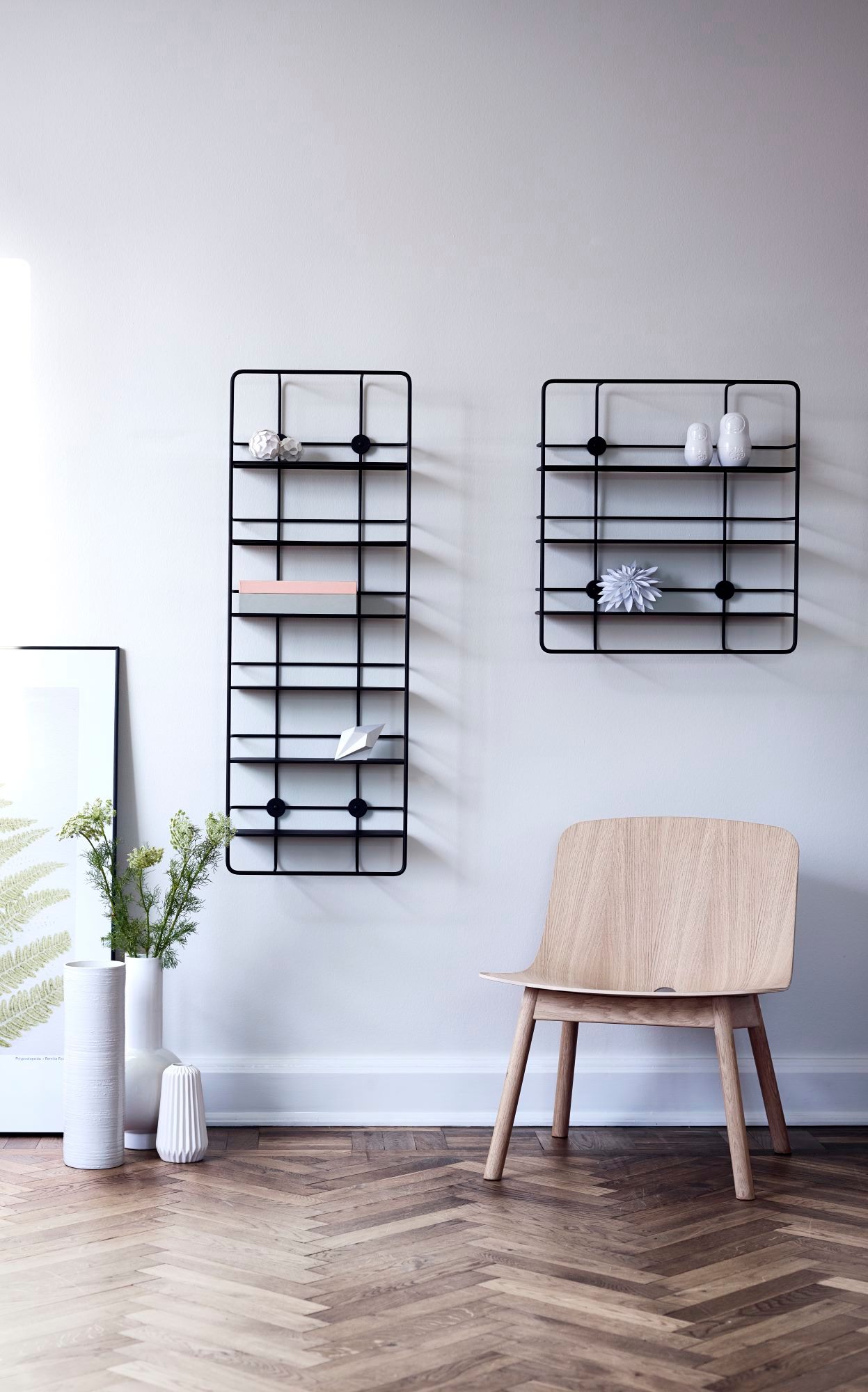 Coupé rechteckig Wandregal Woud