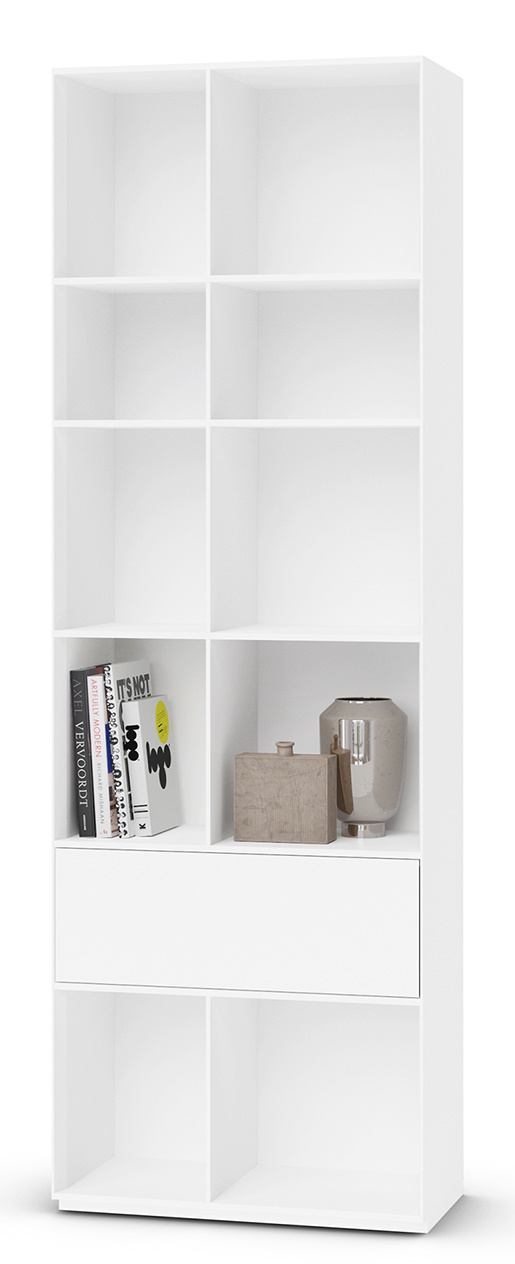 Nex Pur Regal mit Schublade und Offen Piure