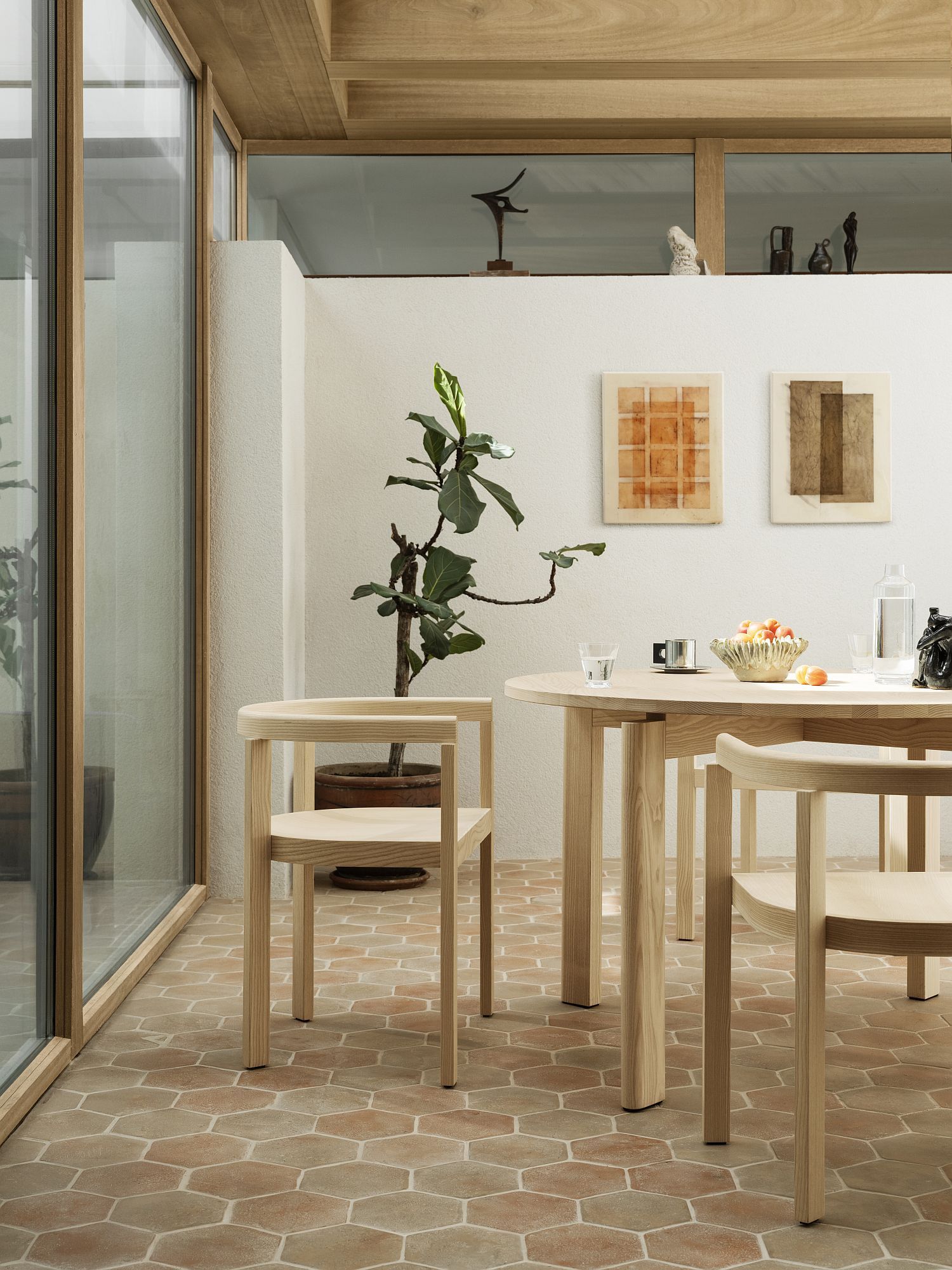 After Dining chair Stuhl Fritz Hansen