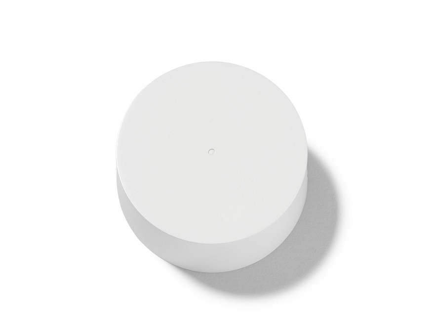 Weiße Flos String Light Rosette zur Wand- oder Deckenmontage, Zubehör für Hängelampen.