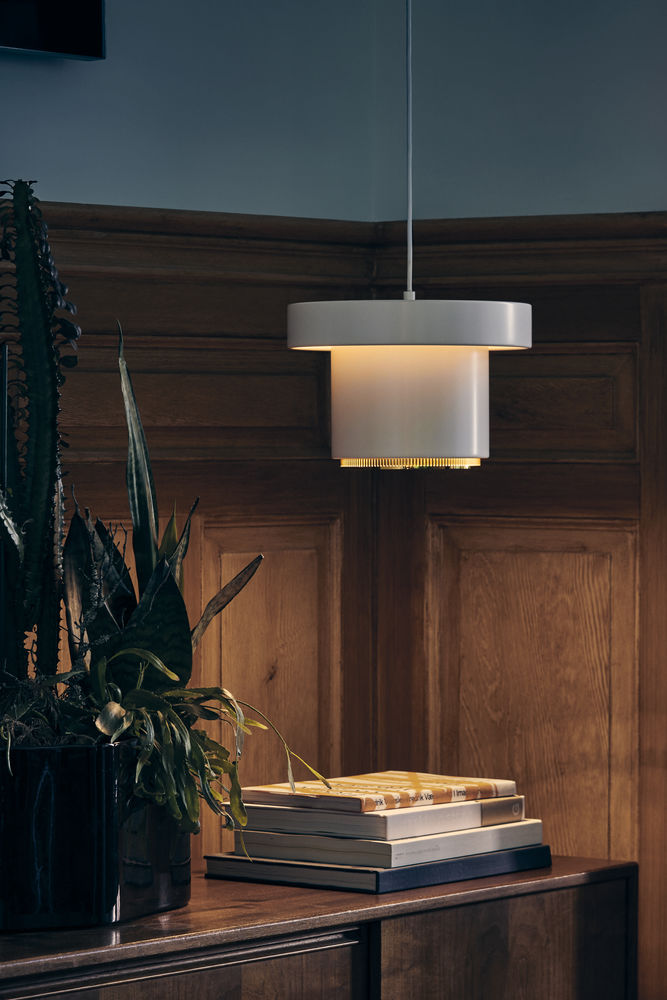 A201 Pendant Light Pendelleuchte Artek Weiss - Messing