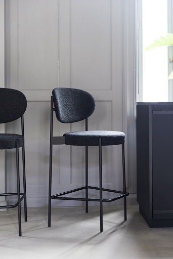 Series 430 Bar Stool Barhocker 75 cm SCHWARZ / REMIX 123 Verpan EINZELSTÜCK