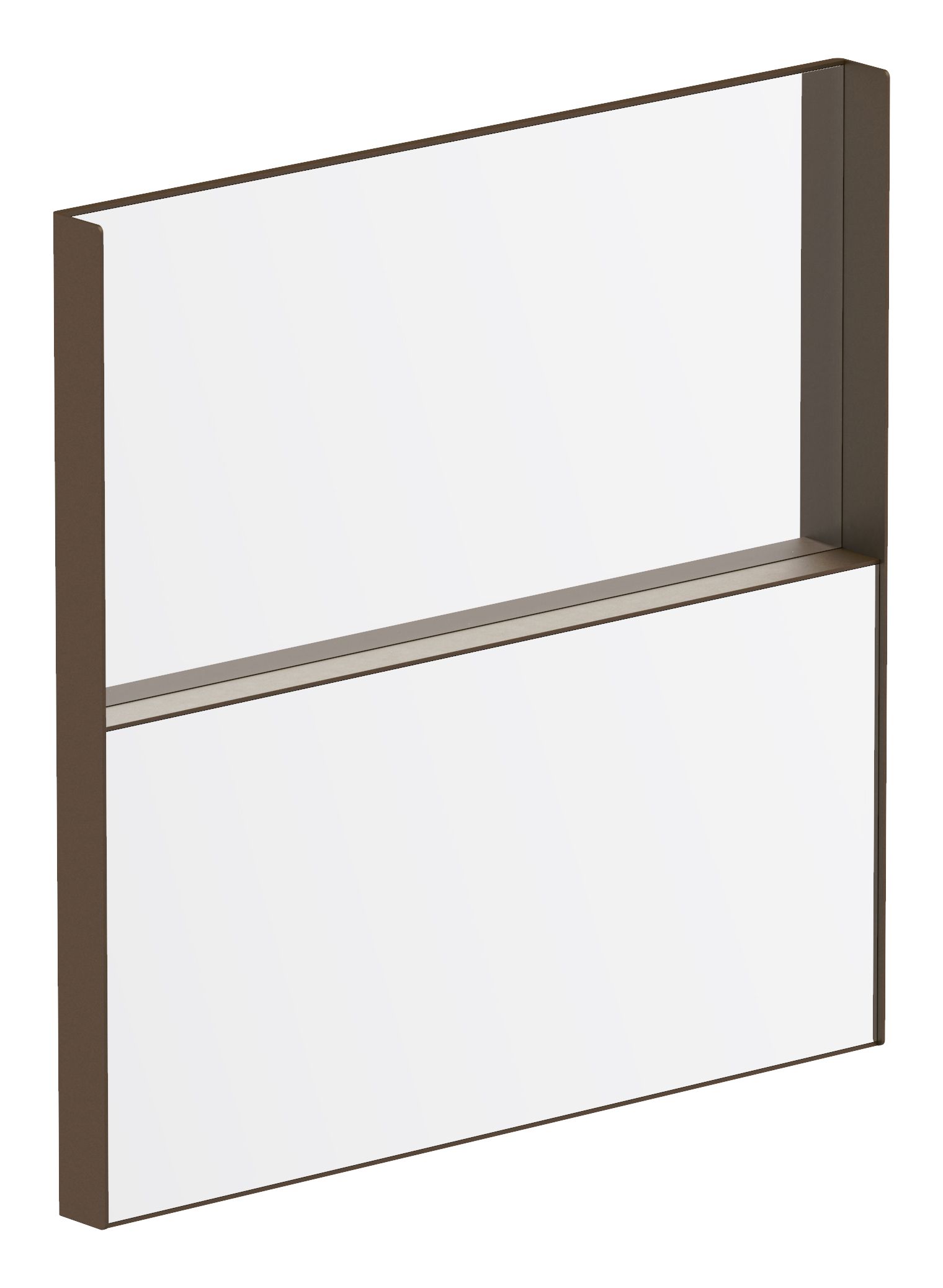 OneTwo Spiegel Richard Lampert 70x70 Dunkelbronze
