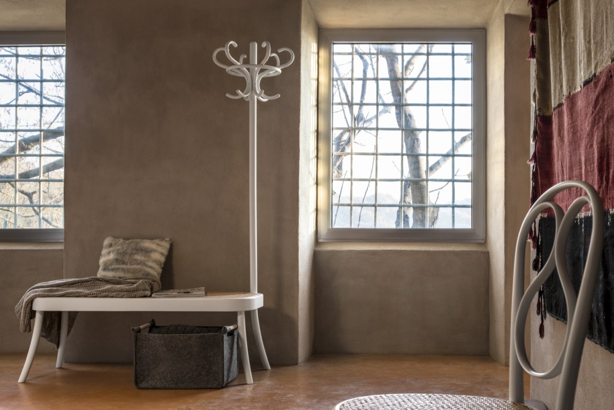 Coat Rack Bench Garderobe mit Bank Wiener GTV Design