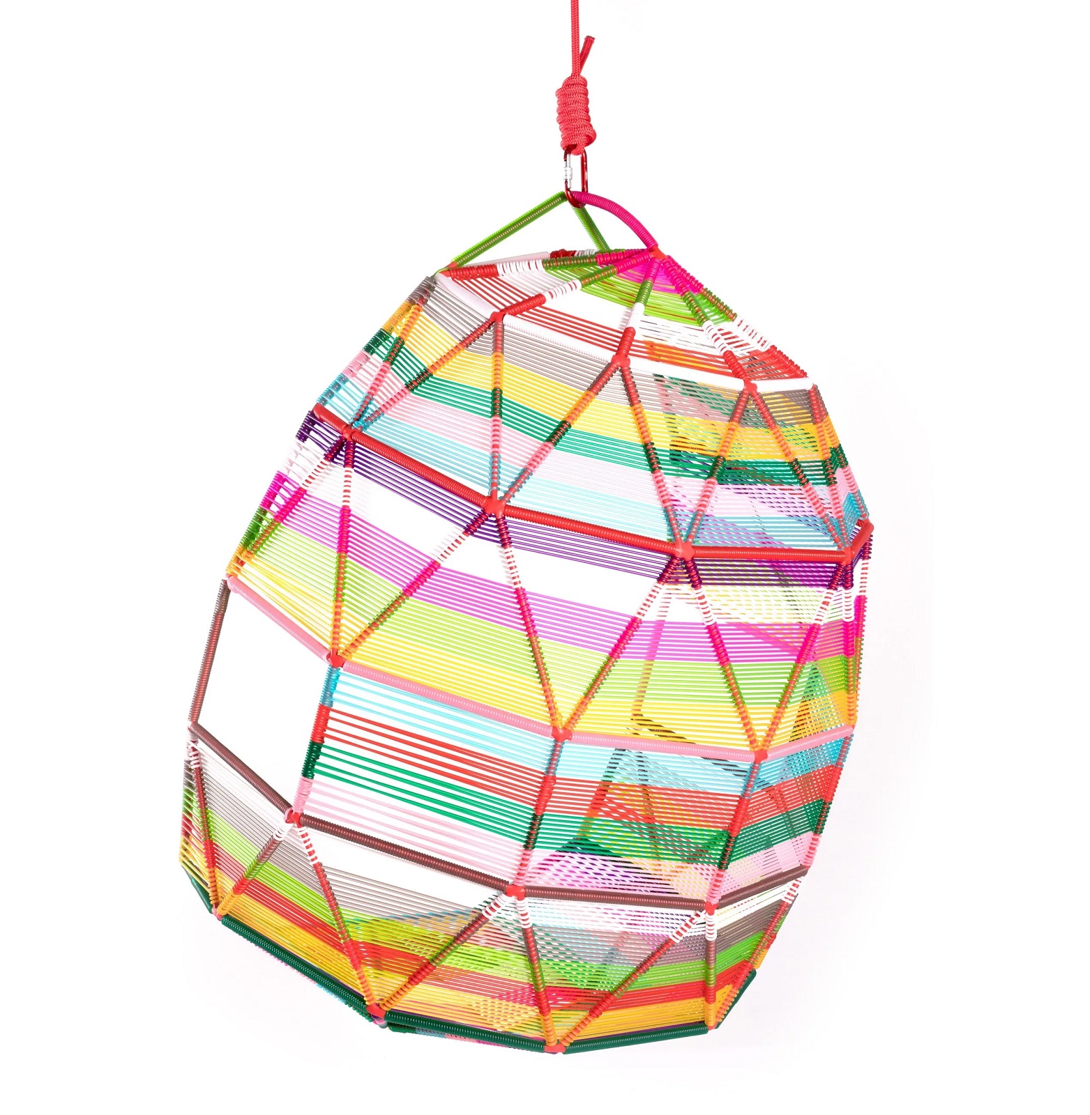 Tropicalia Cocoon Schwingsessel Multicolor mit 5 Kissen Moroso