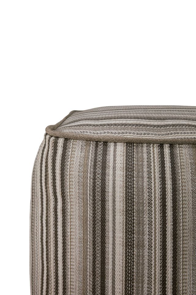 Zahara Outdoor Sitzsack grau gestreift Ethnicraft