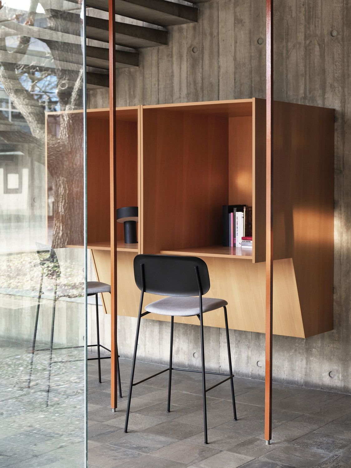 Soft Edge 90 Bar Stool Low / High Barhocker Hay