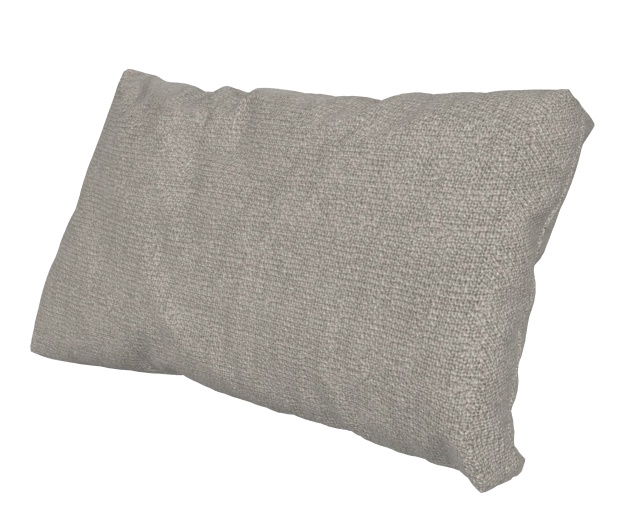 Trio Rückenkissen für Cor Sofa, graues Stoffkissen, Dekokissen für Couch und Wohnzimmer.