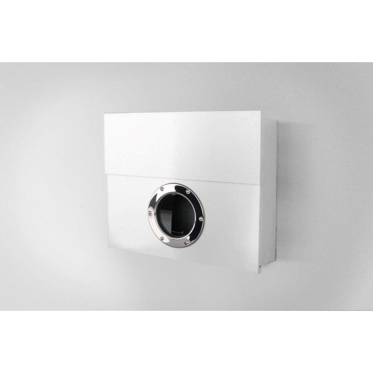 Stahl, weiß pulverbeschichtet