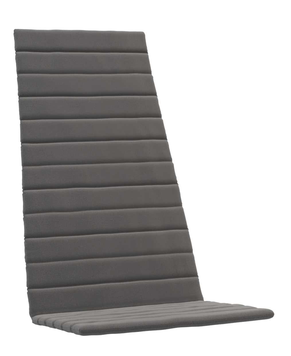 Graues Between Lines Sitzkissen für Liegestuhl von Skagerak by Fritz Hansen, Outdoor geeignet.